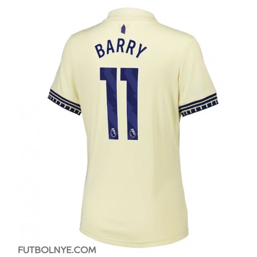 Camiseta Everton Thierno Barry #11 Visitante Equipación para mujer 2025-26 manga corta
